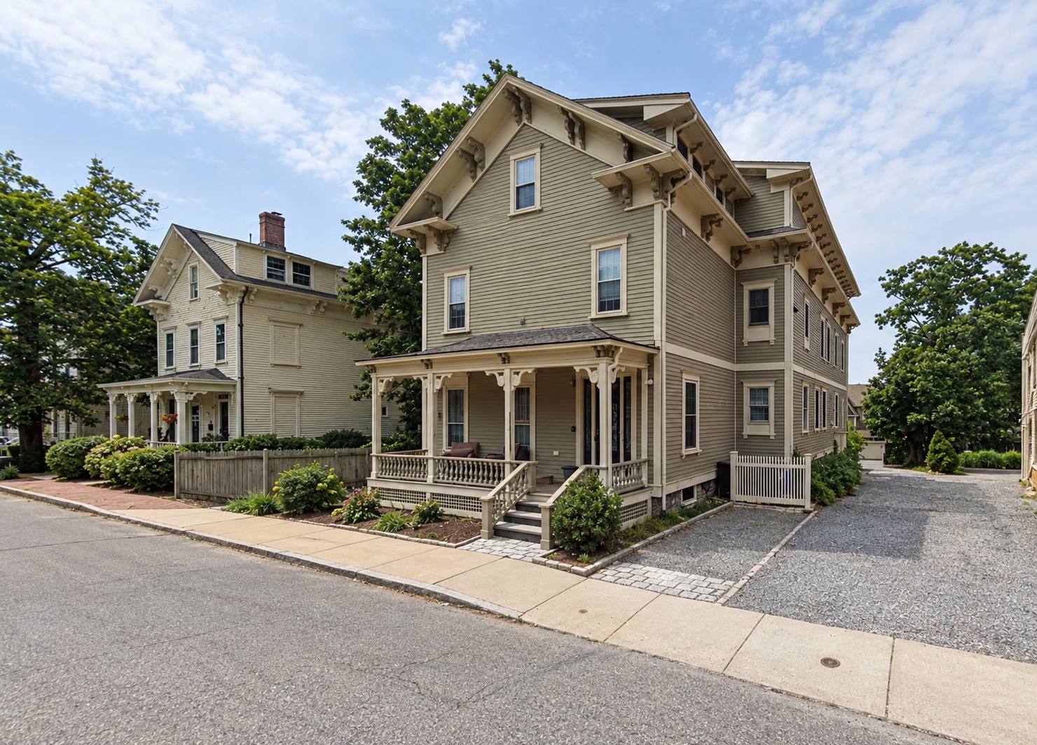 34 Mt Vernon Street, a restored Victorian three-family home in Newport owned by LH Newport